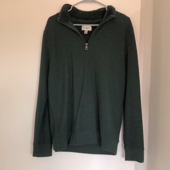 Goodfellow dark green 1/4 zip long sleeve sweater. - Picture 1 of 3